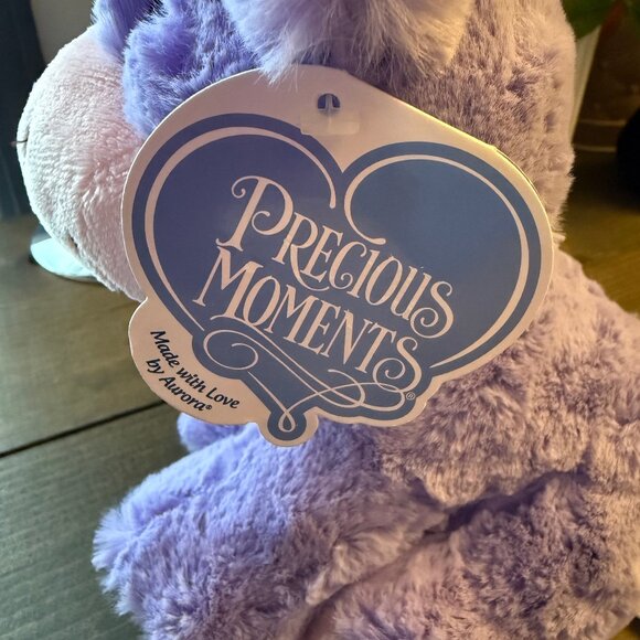 Precious Moments Plush - Harley Hippo - Aurora Collection - NEW - Picture 3 of 4
